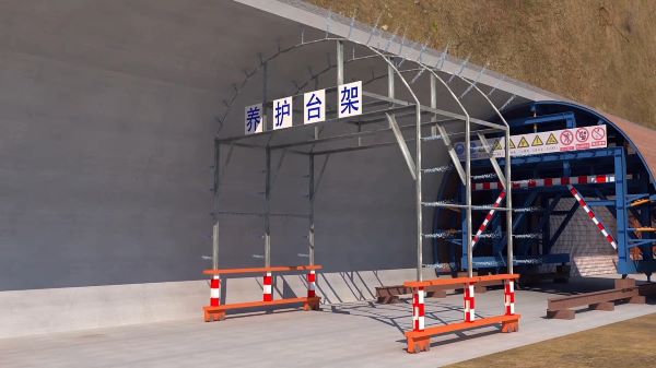 麒麟区隧道施工动画制作公司 - 隧道施工工艺和施工方法 - 隧道施工汇报动画视频 - bim 工程施工动画